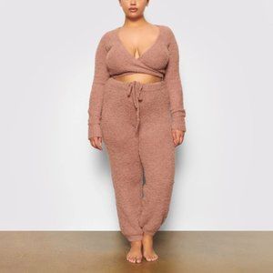 SKIMS COZY KNIT PANT | ROSE CLAY